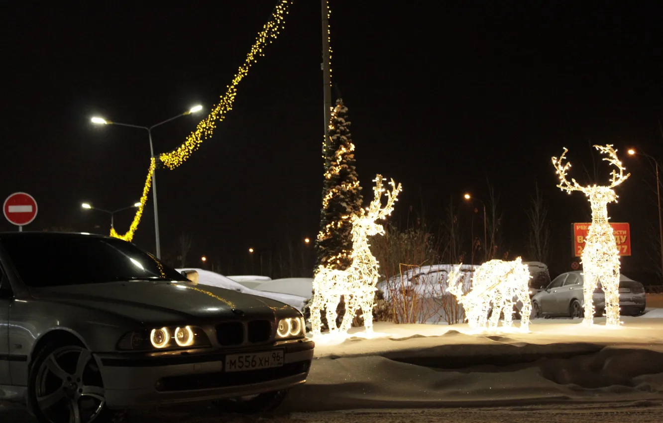 Photo wallpaper BMW, E39, 5seria