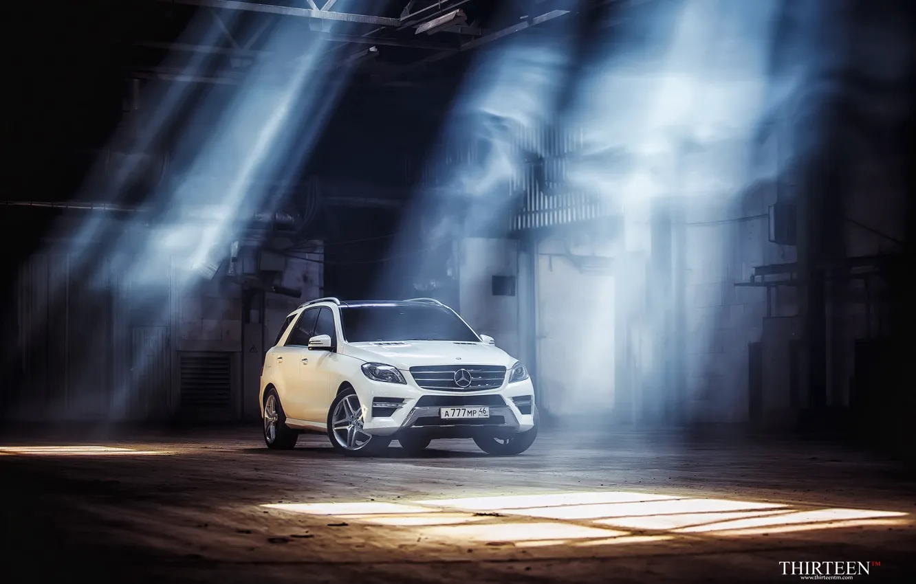 Photo wallpaper machine, auto, Mercedes-Benz, auto, photography, AMG, ML350, Thirteen