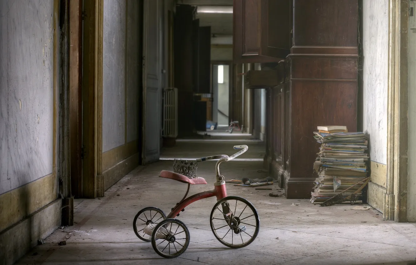 Photo wallpaper bike, background, home