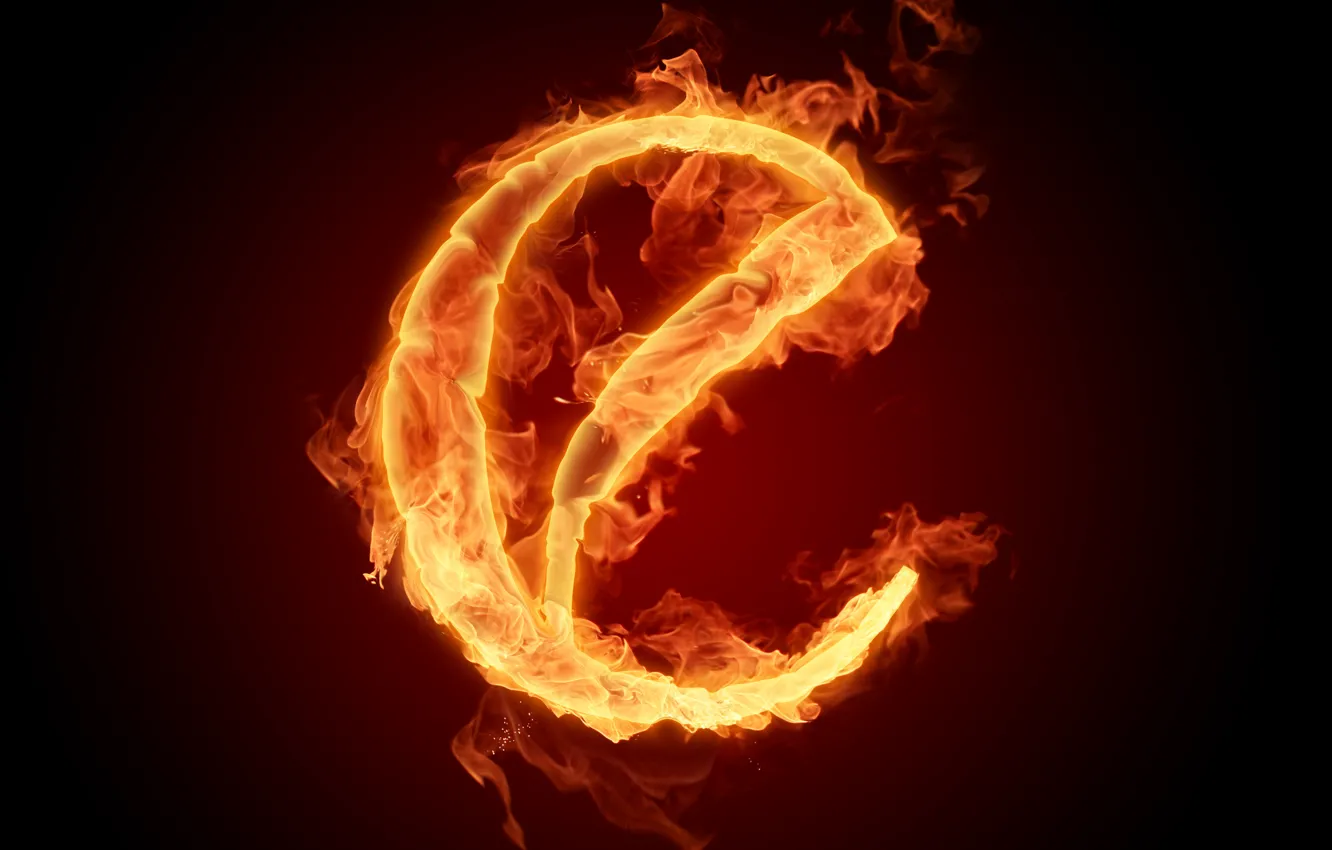 Photo wallpaper lights, letters, flame, alphabet, Litera