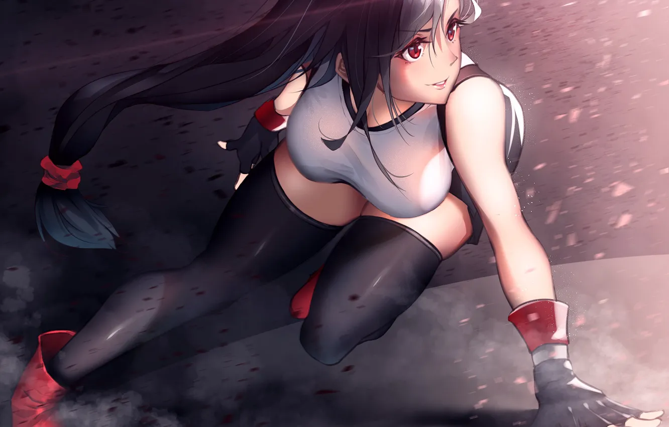 Photo wallpaper girl, Final Fantasy, Tifa Lockhart