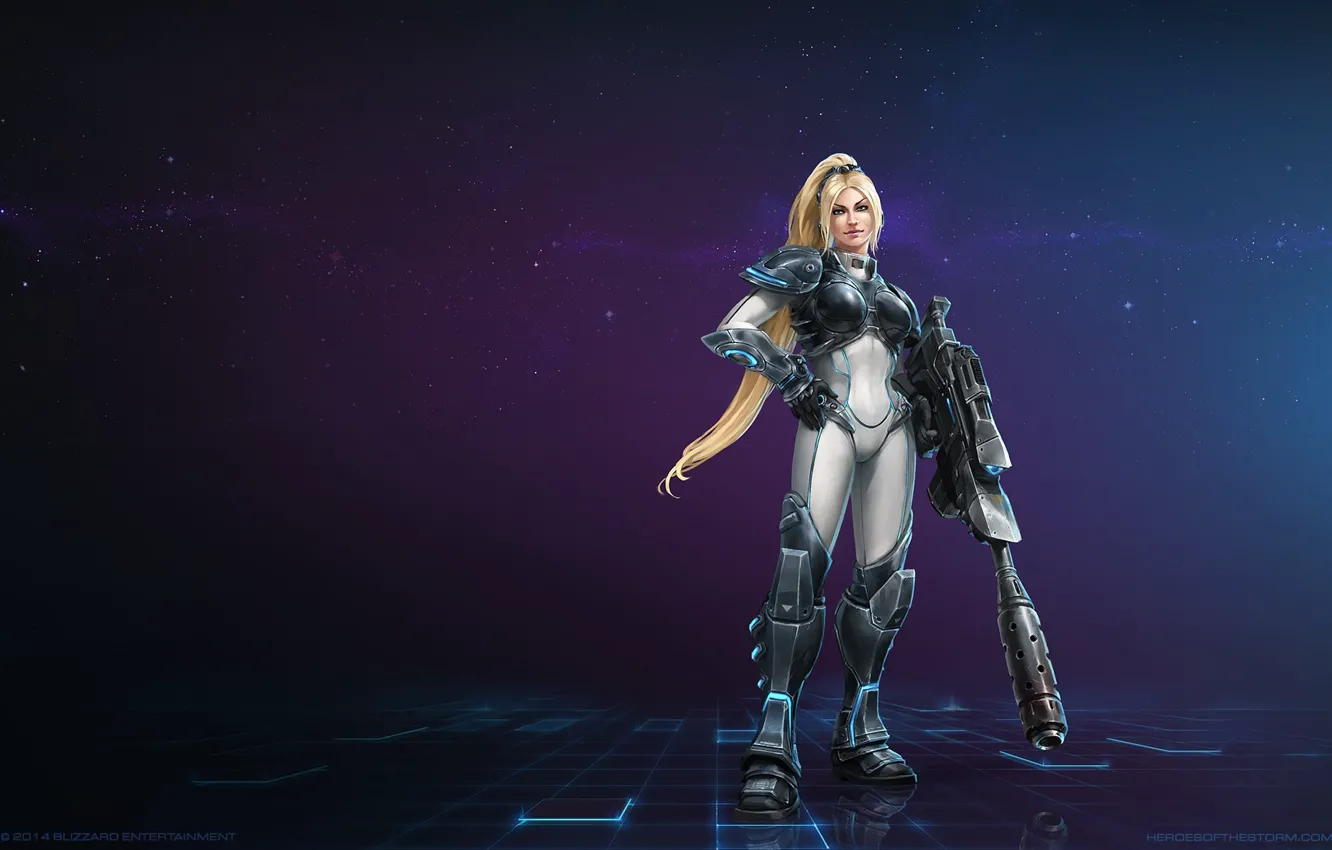 Photo wallpaper blizzard, Nova, StarCraft 2 Heart of the swarm, heroes of the storm