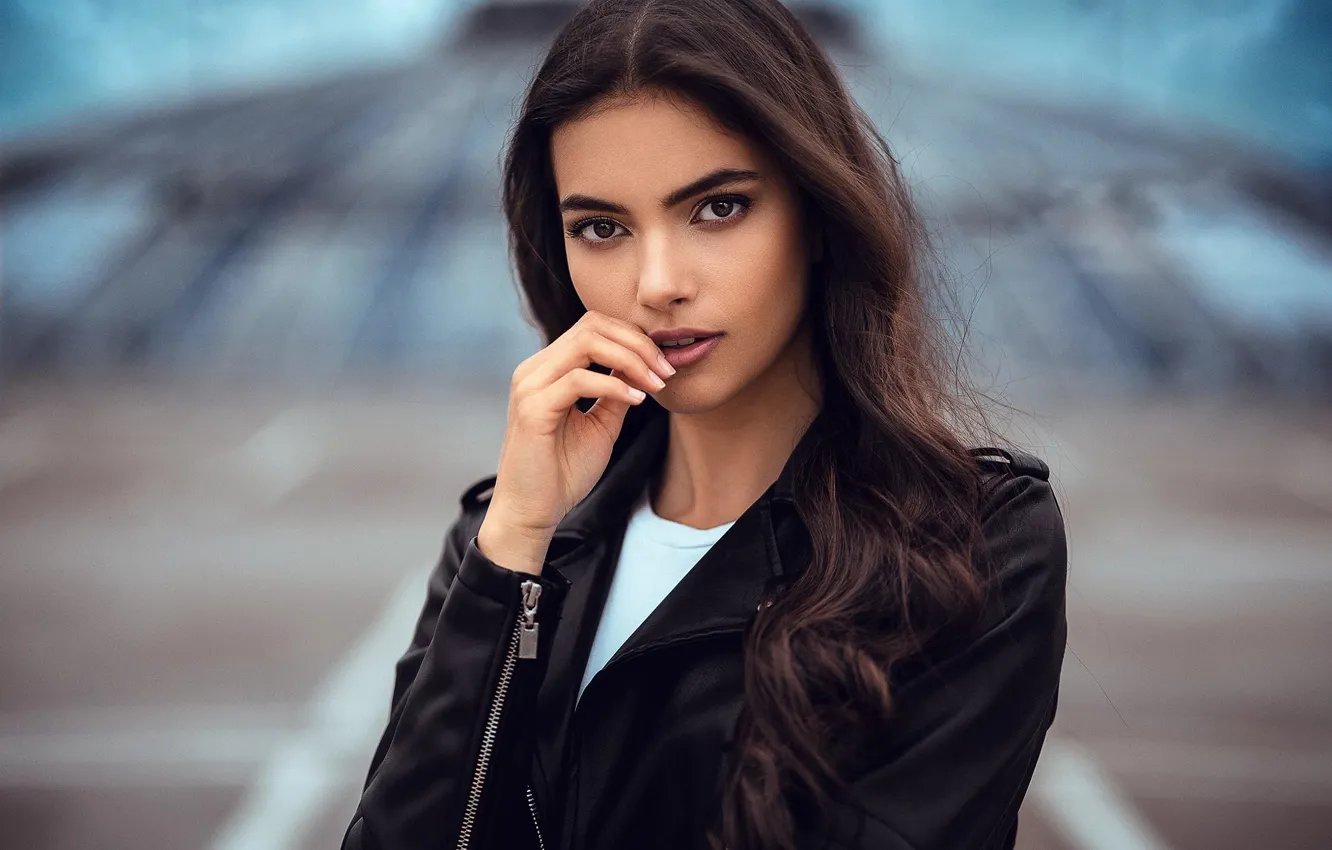 Photo wallpaper look, girl, Laura, Anatoly Oskin