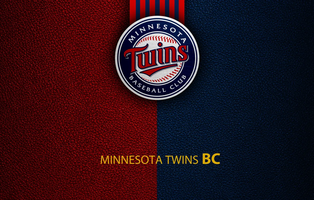 Photo wallpaper wallpaper, sport, logo, baseball, Minnesota Twins