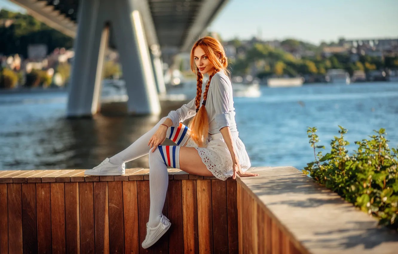 Photo wallpaper girl, smile, Kaan ALTINDA!, Aliona Chitoroaga