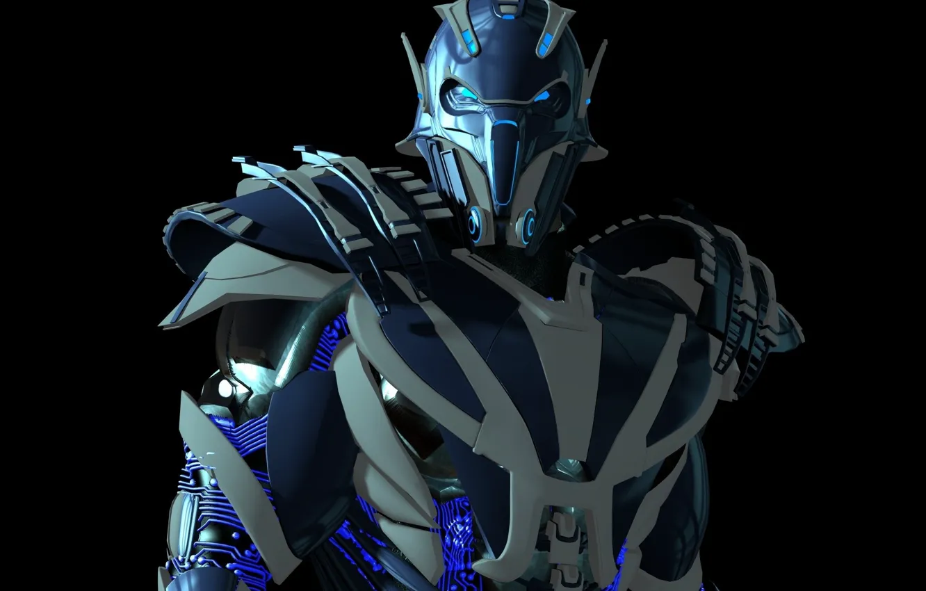 Black robot