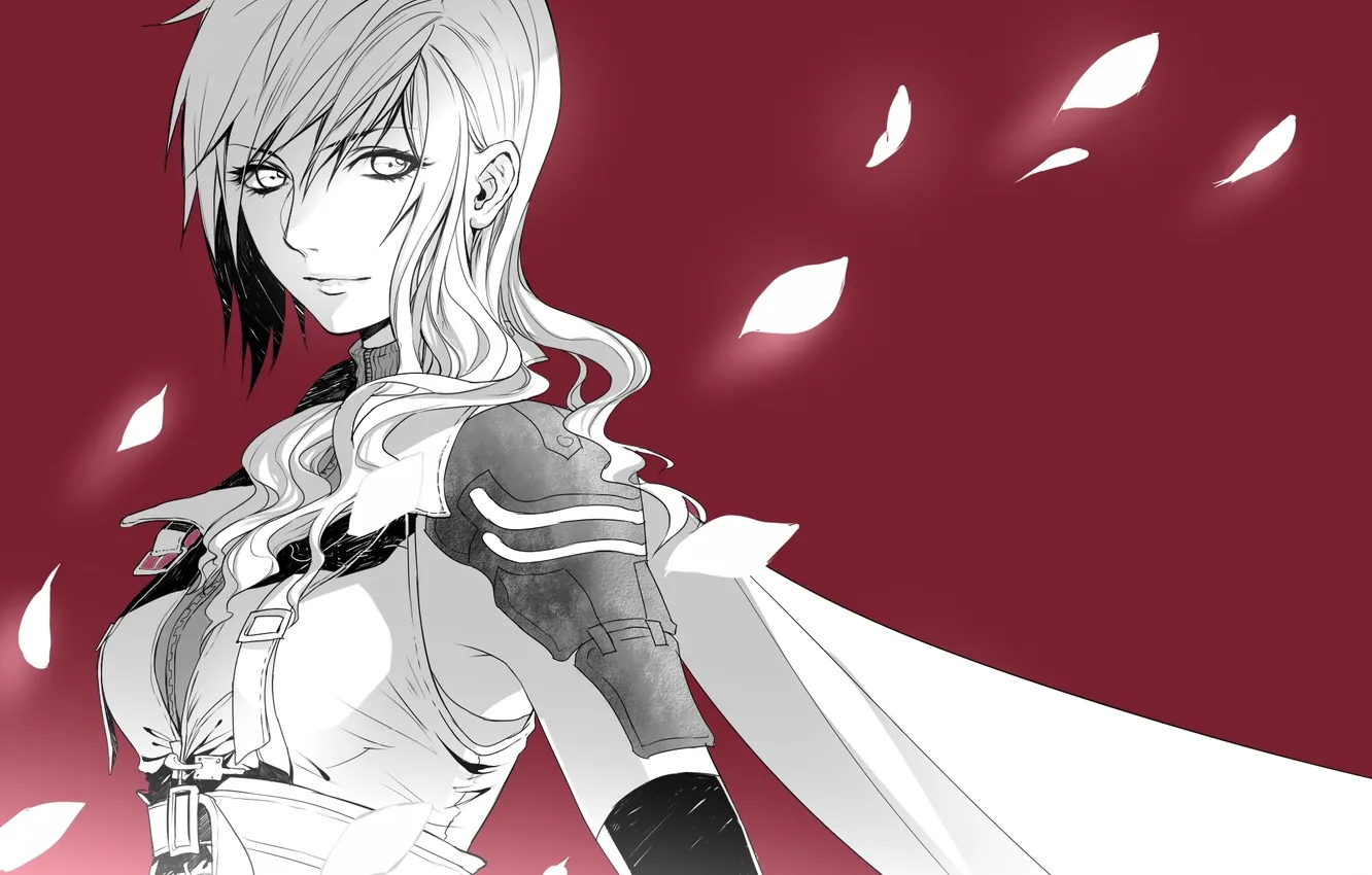 Photo wallpaper Final Fantasy XIII, art, Lightning Farron, Fenbei