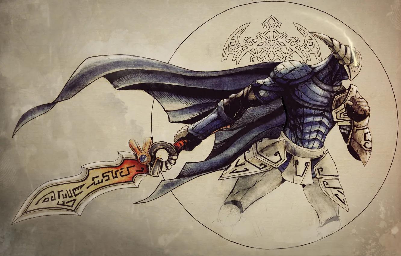 Photo wallpaper Valve, art, dota 2, Sven