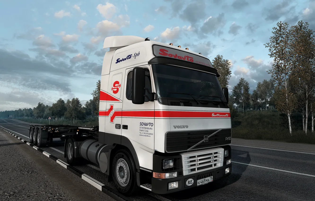 Photo wallpaper truck, volvofh, Euro Truck Simulator 2