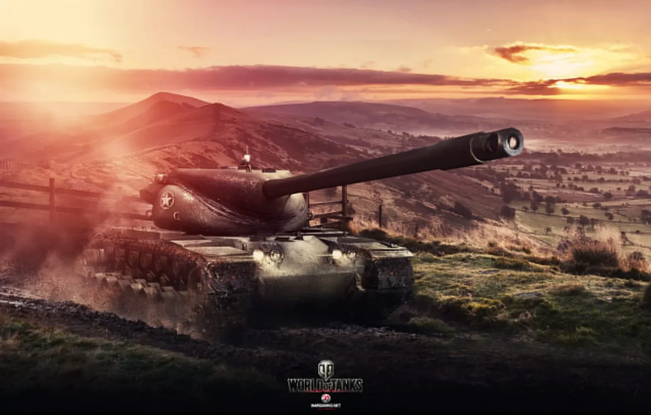 Photo wallpaper Game, Art, World of Tanks, T57 Heavy Tank, Wargaming, FuriousGFX
