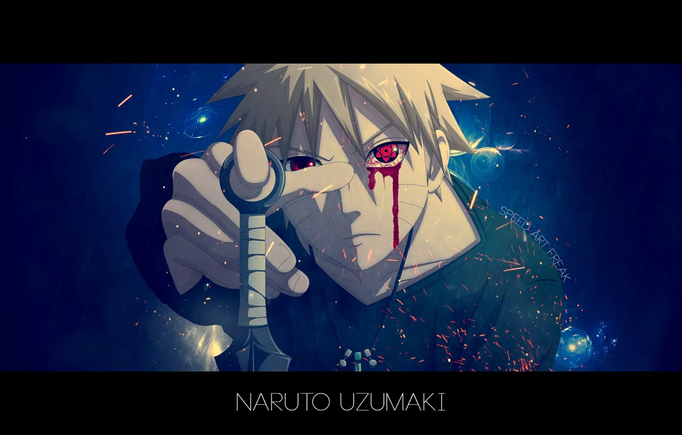 Photo wallpaper anime, Naruto, sharingan
