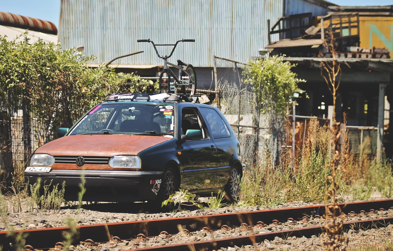 Photo wallpaper Volkswagen, Golf, golf, Volkswagen