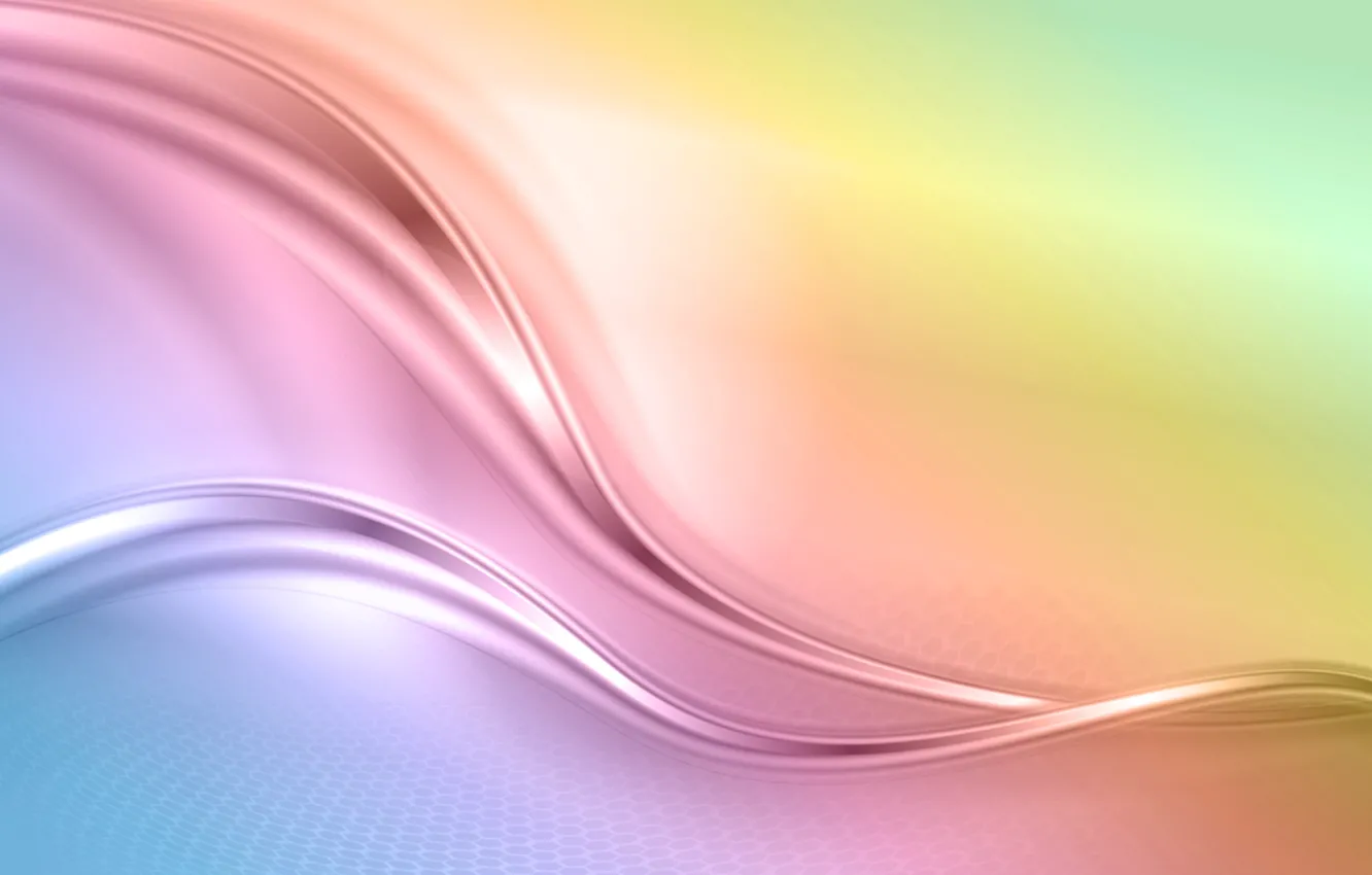 Photo wallpaper abstraction, background, rainbow, colors, abstract, waves, rainbow, background