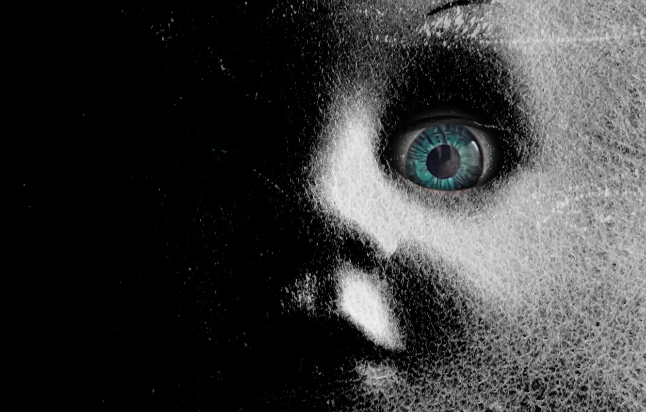 Photo wallpaper eyes, style, background