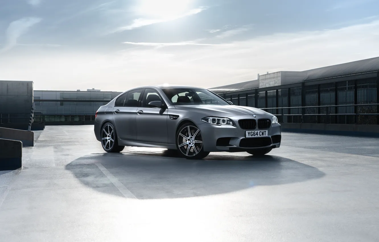 Photo wallpaper BMW, F10, front view, M5, BMW M5 30 years
