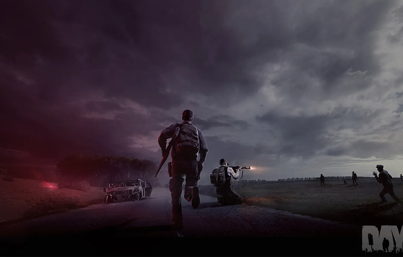 Photo wallpaper zombies, DayZ, apocalypse, standalone