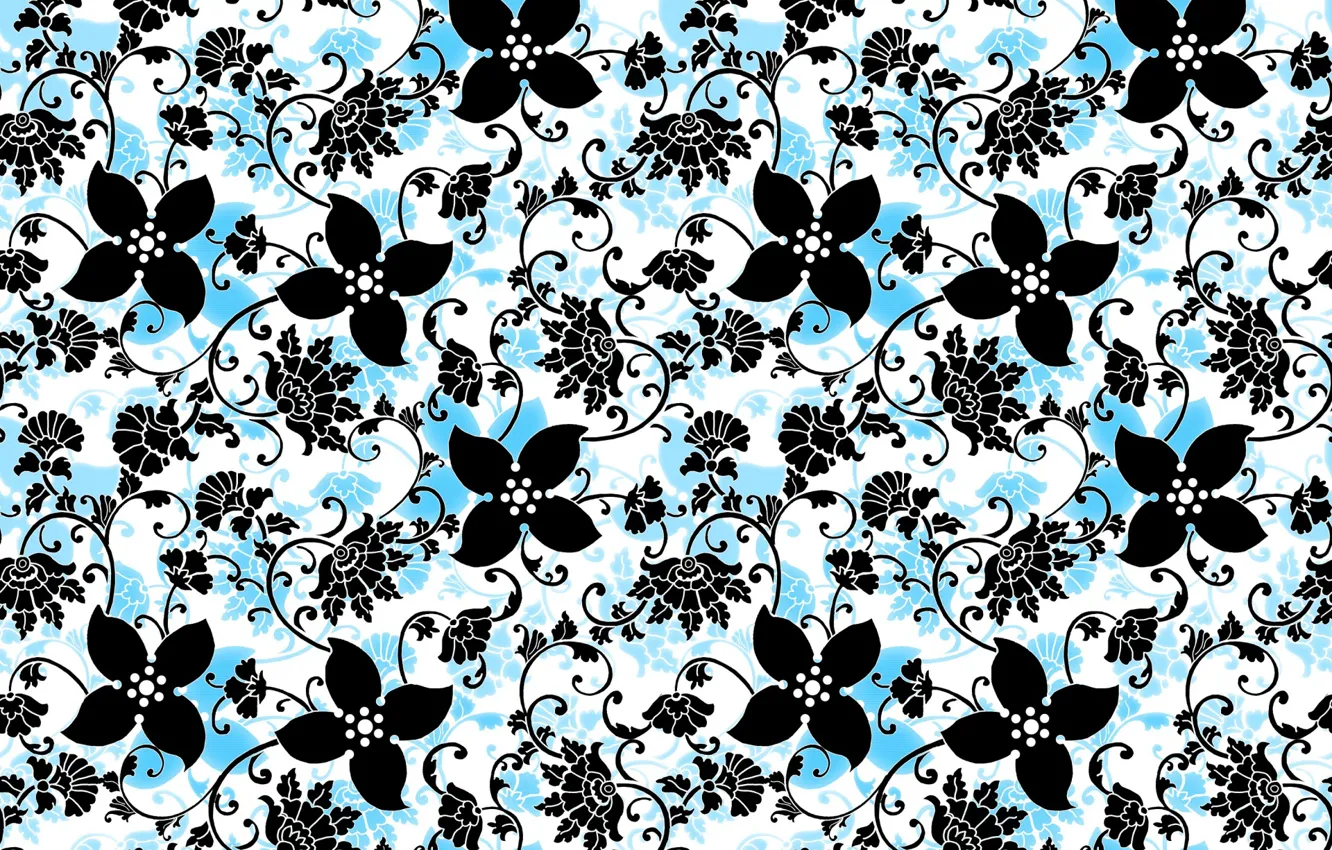 Photo wallpaper flowers, background, Background, Pattern, Floral