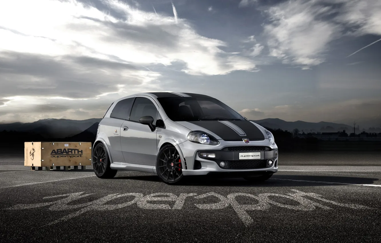 Photo wallpaper auto, tuning, Fiat, Fiat, Abarth, supersport, Punto, Punto