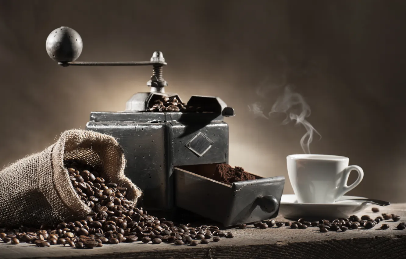 Photo wallpaper drink, coffe, grind coffee beans