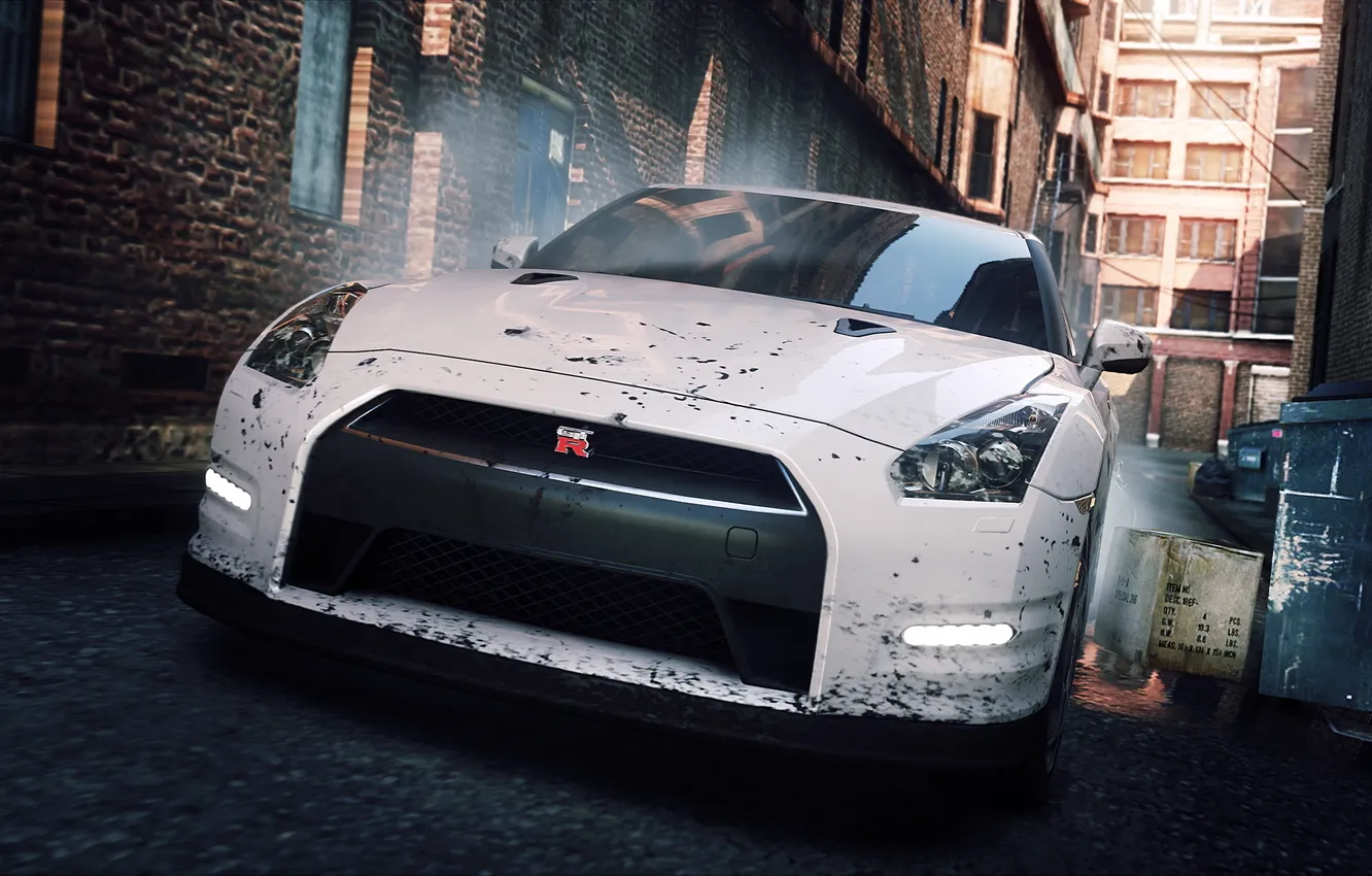 Photo wallpaper machine, car, nissan, Need for Speed, Electronic Arts, Most Wanted, Need for speed, Most wanted