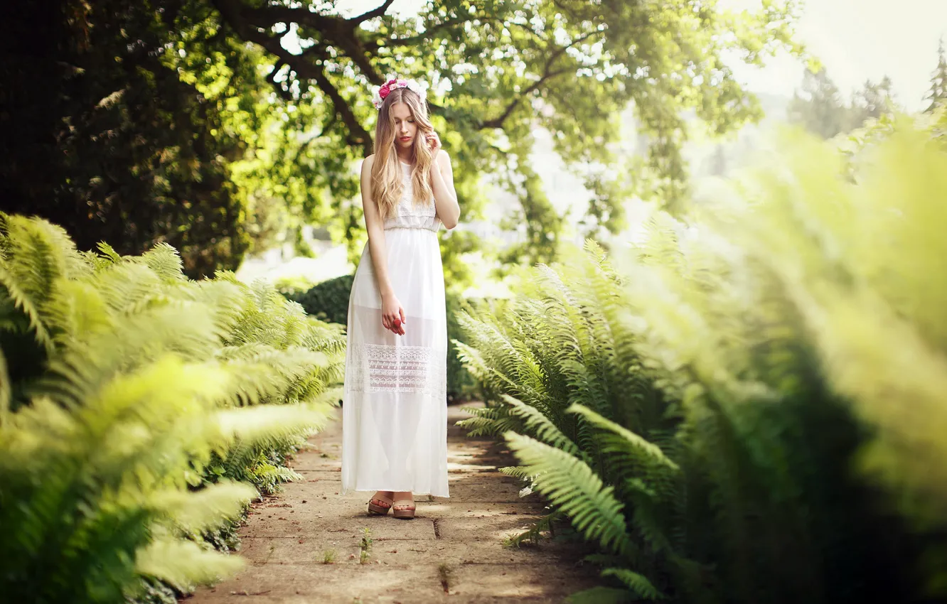 Photo wallpaper summer, girl, Barbora