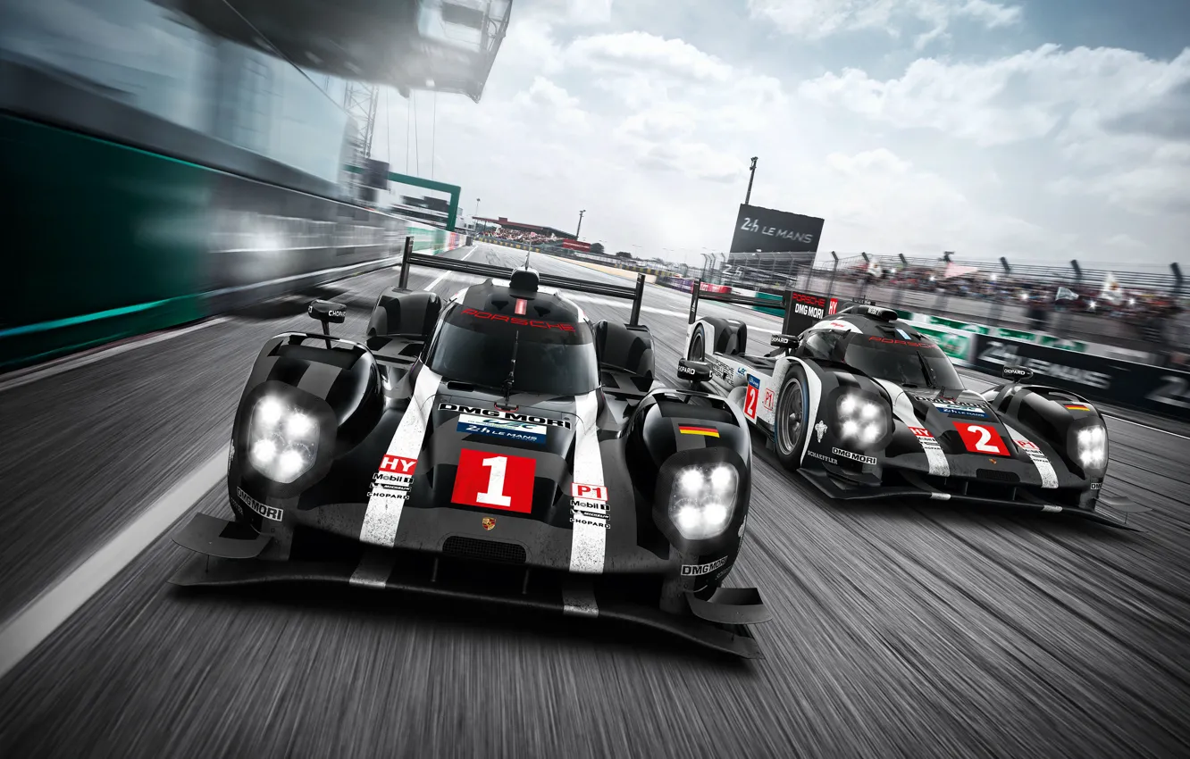 Photo wallpaper Porsche, Hybrid, WEC, 919, 2016, FIA