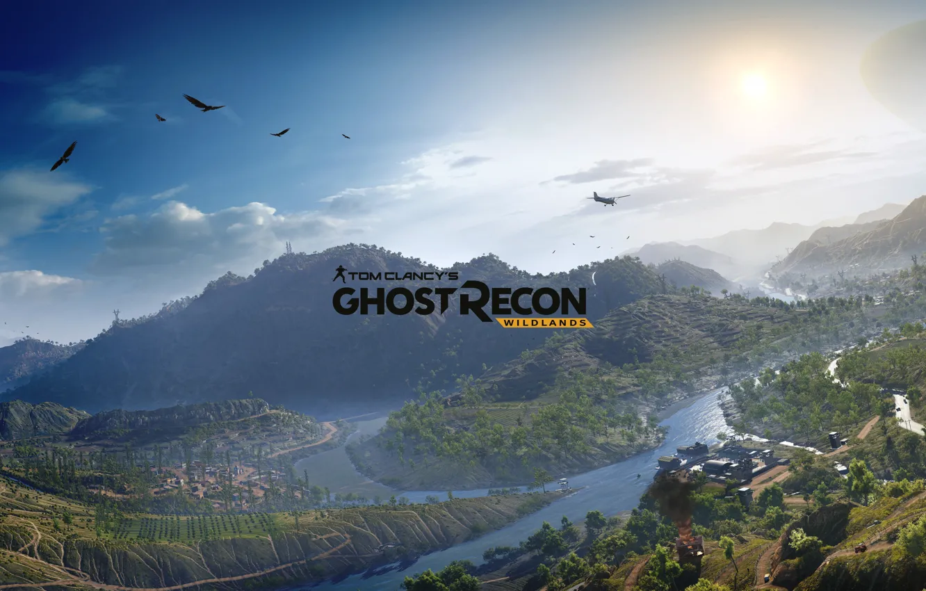Photo wallpaper mountains, Ubisoft, Tom Clancy's Ghost Recon Wildlands