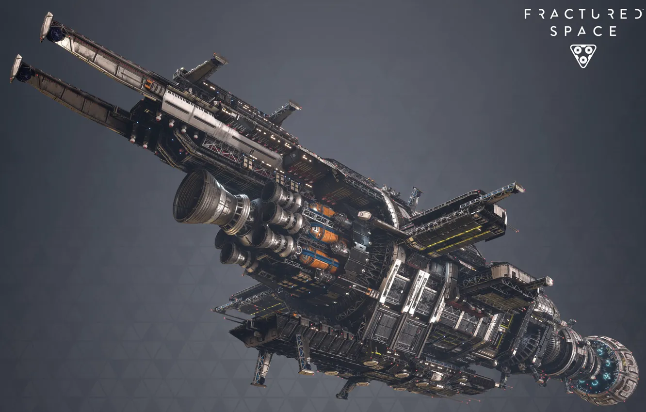 Photo wallpaper transport, ship, Board, Fractured Space, USR Ghost