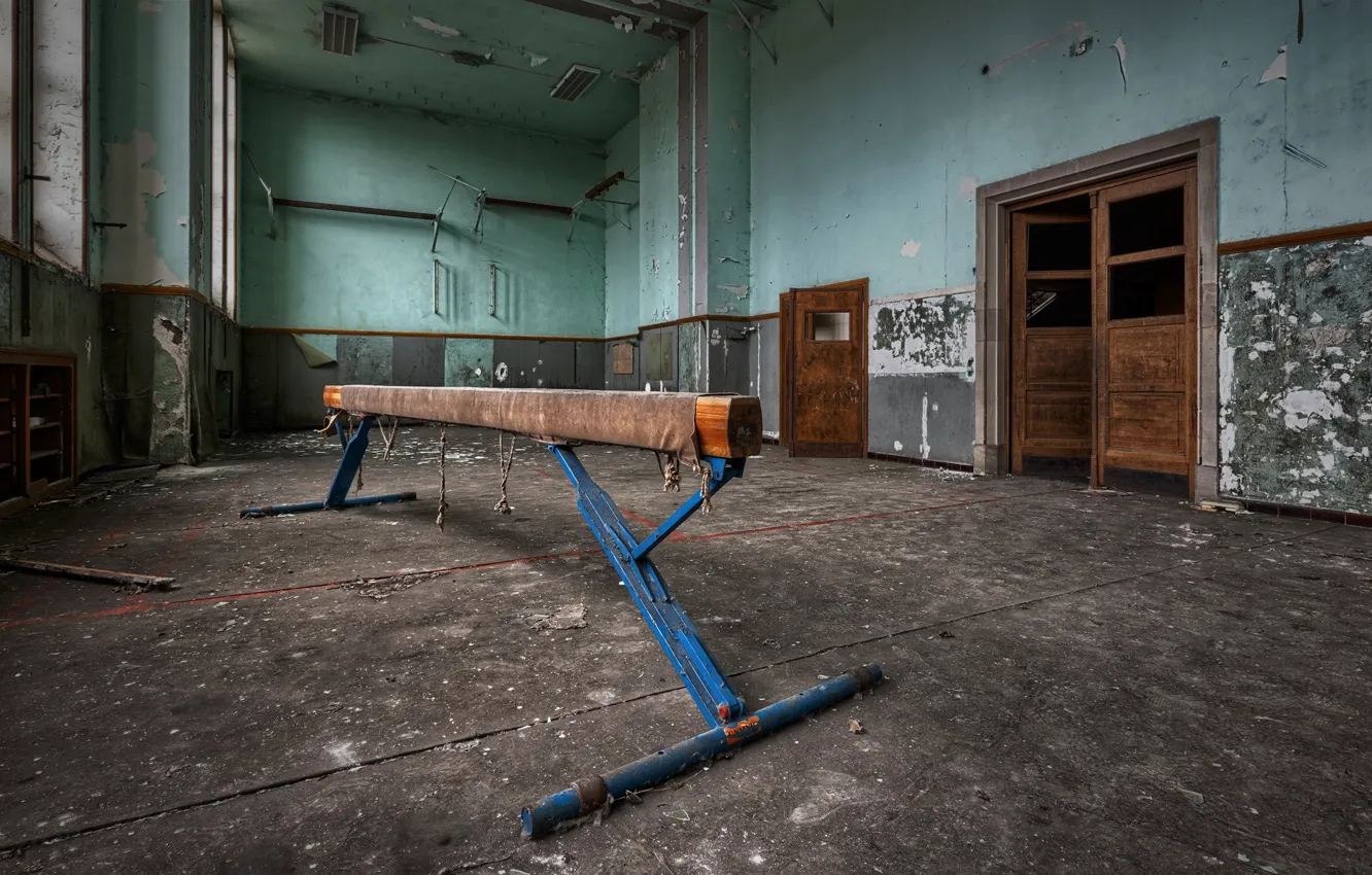 Photo wallpaper background, sport, hall