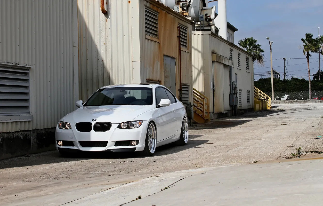 Photo wallpaper the sky, home, BMW 328