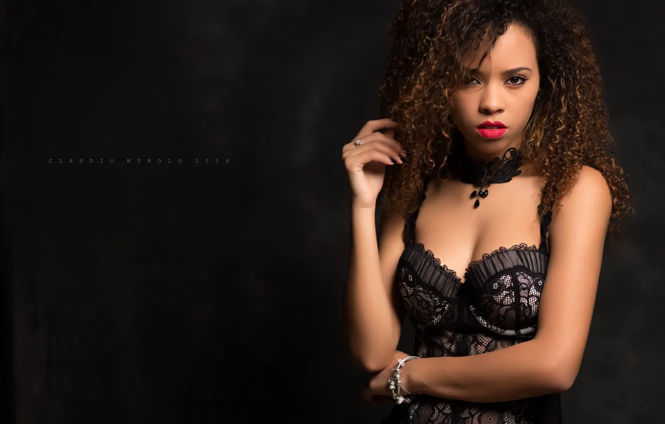 Photo wallpaper look, girl, background