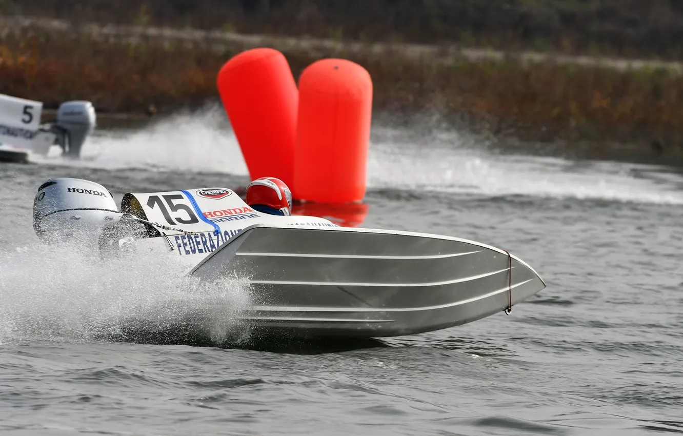Photo wallpaper race, boat, speed