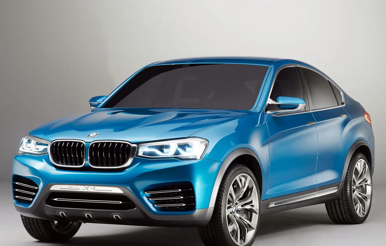 Photo wallpaper car, Concept, BMW, goodfon, auto, blue, wallpapers