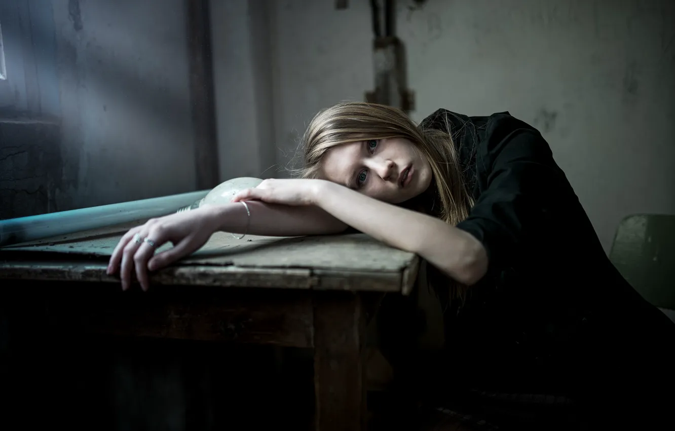 Photo wallpaper look, girl, portrait