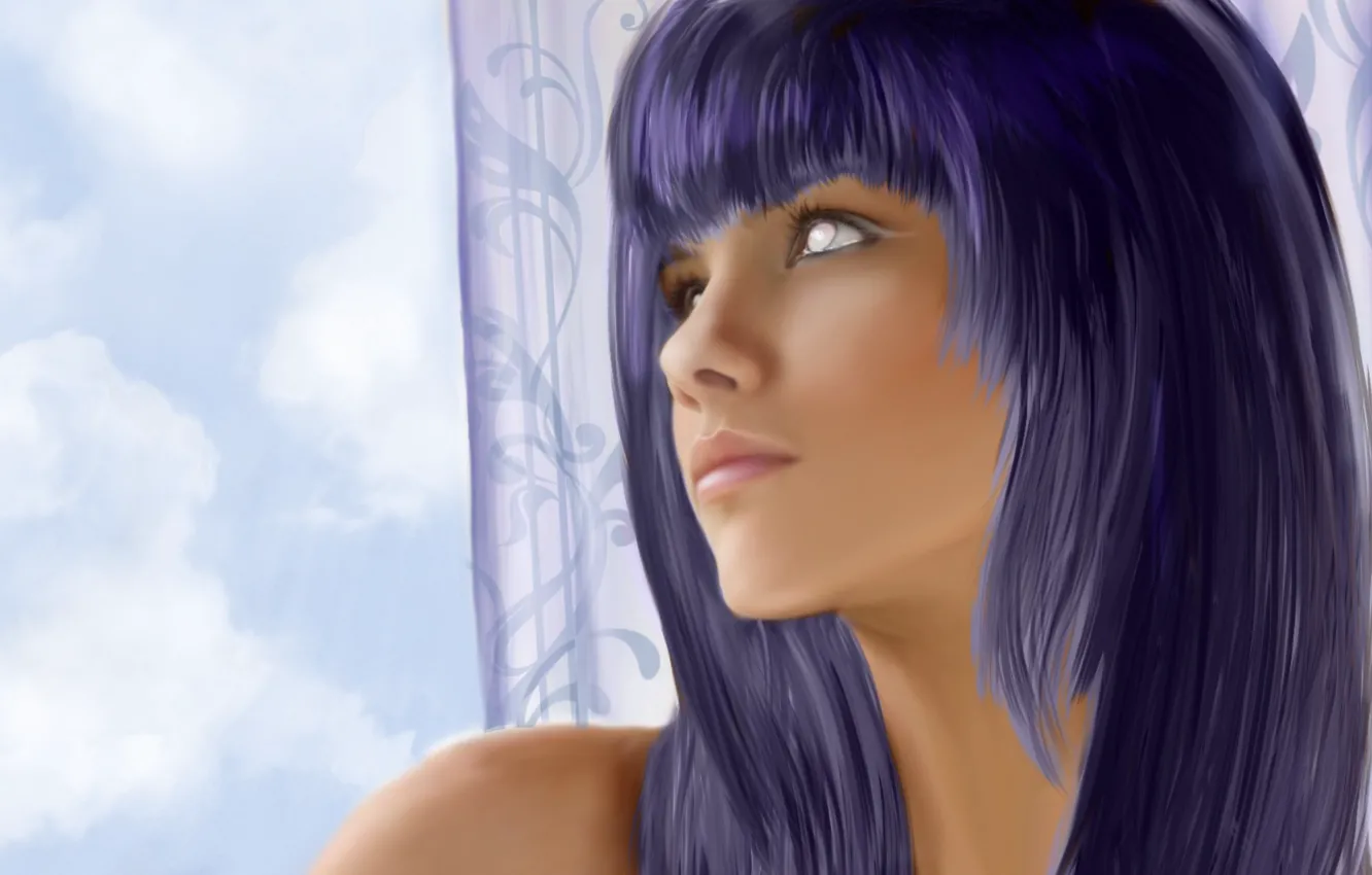 Photo wallpaper Naruto, art, Hyuuga Hinata, Calumbrae