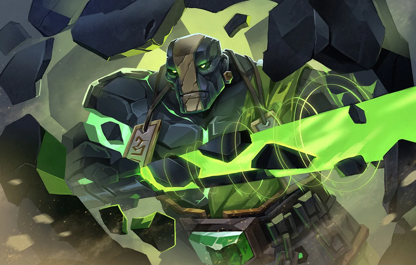 Photo wallpaper stones, earth, dota, dota 2, Earth Spirit, Kaolin