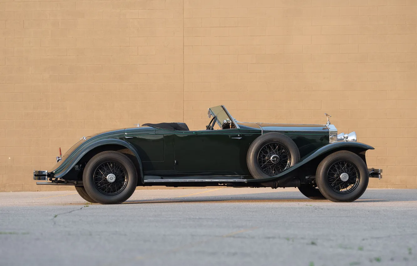 Photo wallpaper Roadster, 1932, retro cars, Retro Cars, Rolls-Royce Phantom II, Henley Brewster, Rolls-Royce Phantom II Henley …