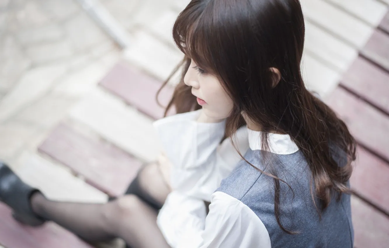 Photo wallpaper woman, beautiful, model, asian, outdoor, close up, Close Shot