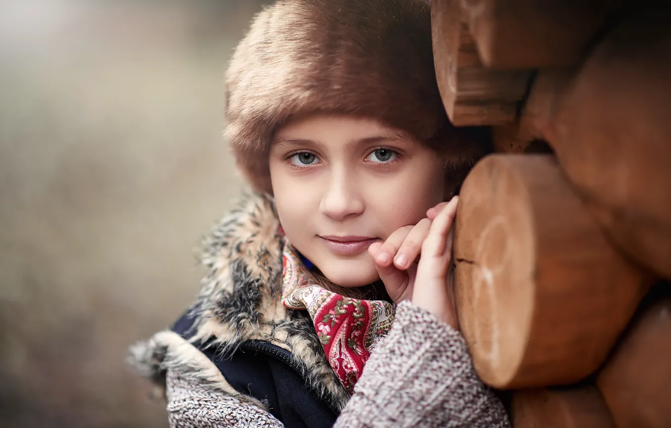 Photo wallpaper portrait, girl, Russian beauty, Cherepko Denis
