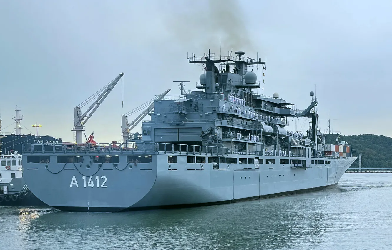 Photo wallpaper transport, ensure, FGS Frankfurt am Main