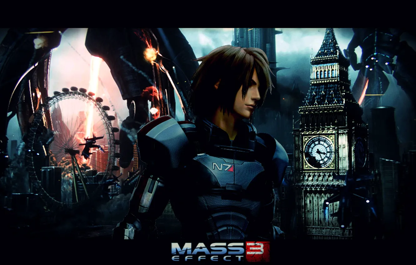 Photo wallpaper London, mass effect, The reapers