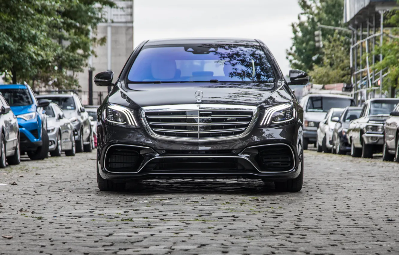 Photo wallpaper Mercedes, AMG, 4MATIC, Mercedes-AMG S 63 4MATIC