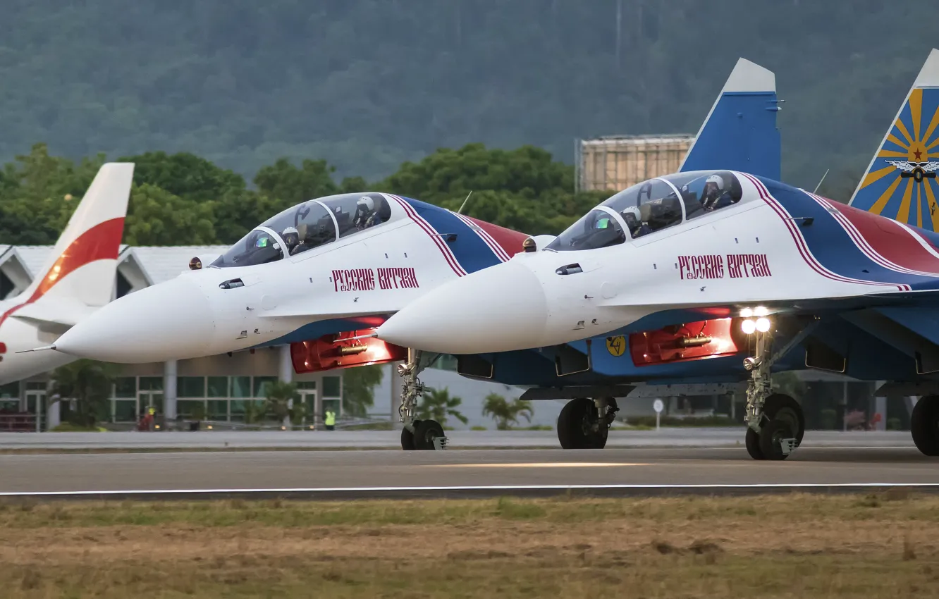 Photo wallpaper cabin, the airfield, Su-30CM, Flanker