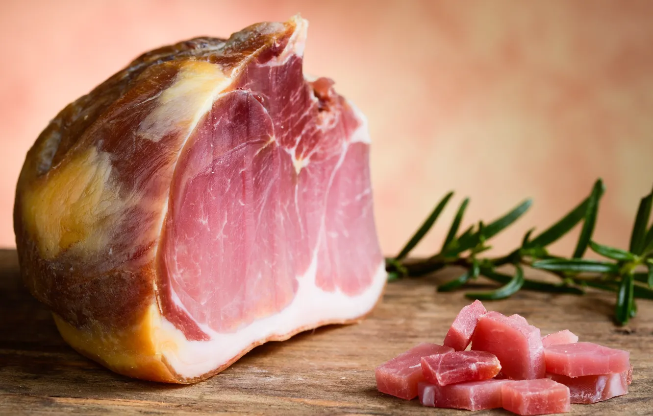 Photo wallpaper food, meat, dried