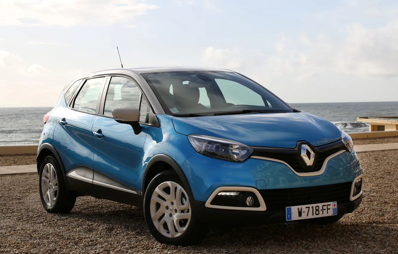 Photo wallpaper machine, Wallpaper, Renault, front view, Captur