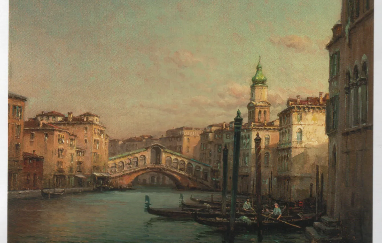 Photo wallpaper Venice, Rialto Bridge, BOUVARD