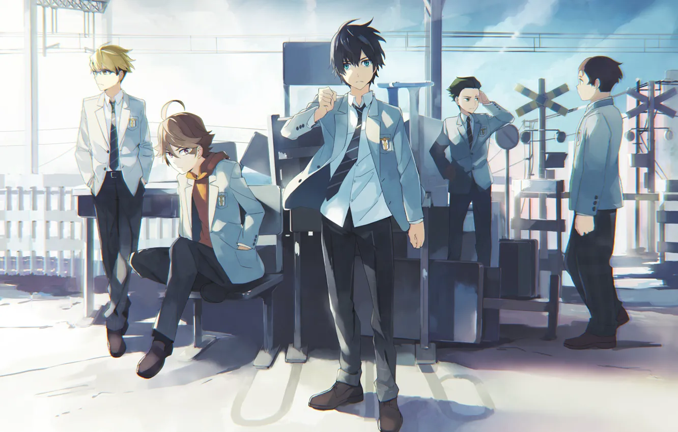 Photo wallpaper anime, art, guy, Darling In The Frankxx, Cute in France