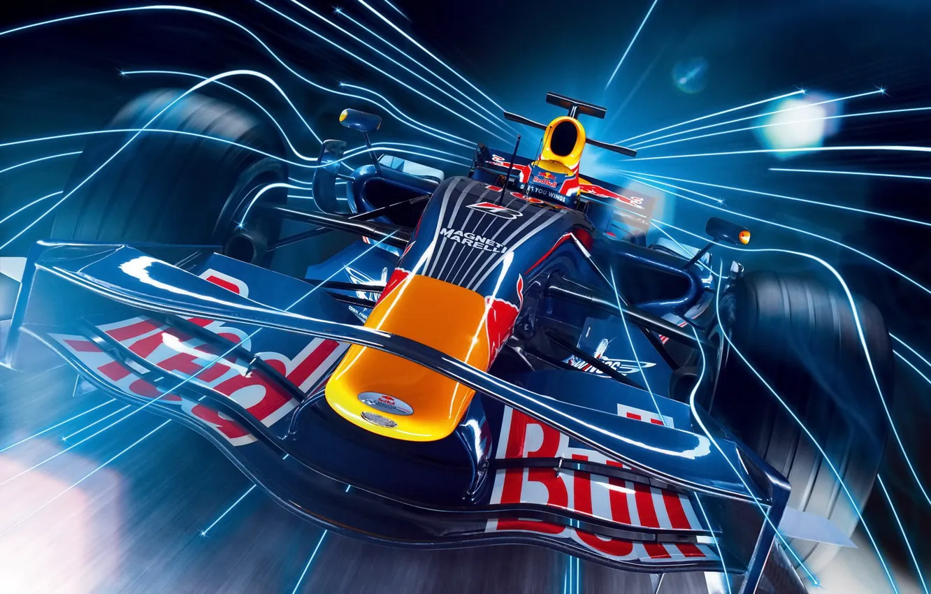 Photo wallpaper line, speed, Formula 1