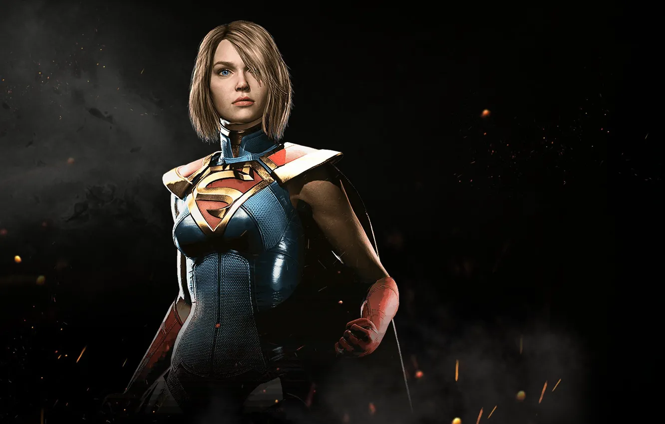 Photo wallpaper game, fighting, Supergirl, NetherRealm Studios, Injustice 2, Kara Zor-el