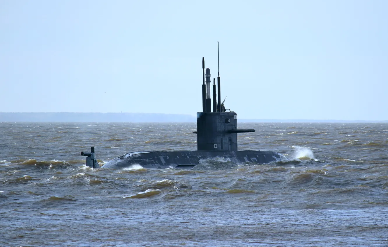 Photo wallpaper submarine, the project 677, Great Bows